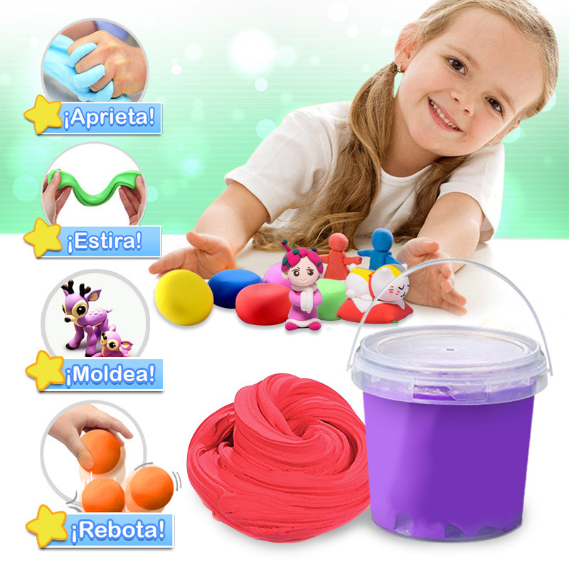 Miniatura 6 de Plastilina Elastica Foamy 100g PLS